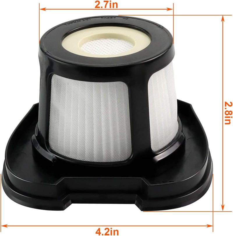 APPLIANCEMATES 3 Pack Handheld Vacuum Filter for Bissell Pet Hair Eraser Lithium Ion Hand Vacuum filter Replacement 2390 2390A 2389 2579 2284W Replaces 1614203 1614212 1614204 with 1 Little Brush for Gift - Image 2